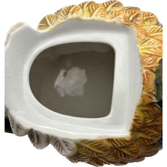 Vintage Jay Imports Rooster Teapot Hand Painted Farmhouse Kitchen Country Decor - Picture 7 of 9